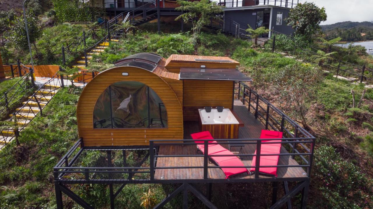 Hotel Glamping The Mountain Guatapé Esterno foto