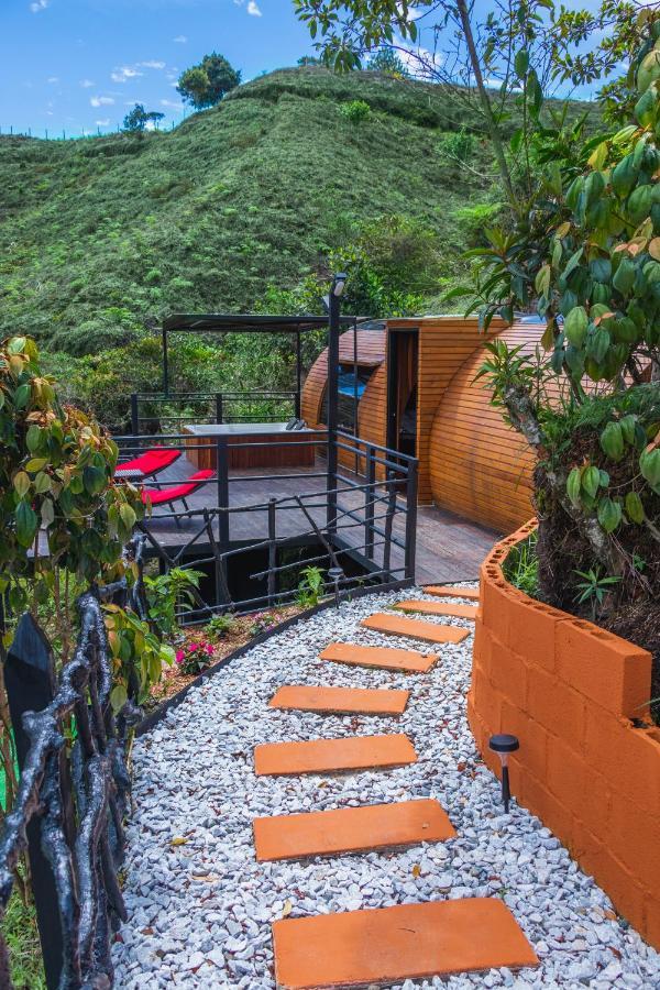Hotel Glamping The Mountain Guatapé Esterno foto