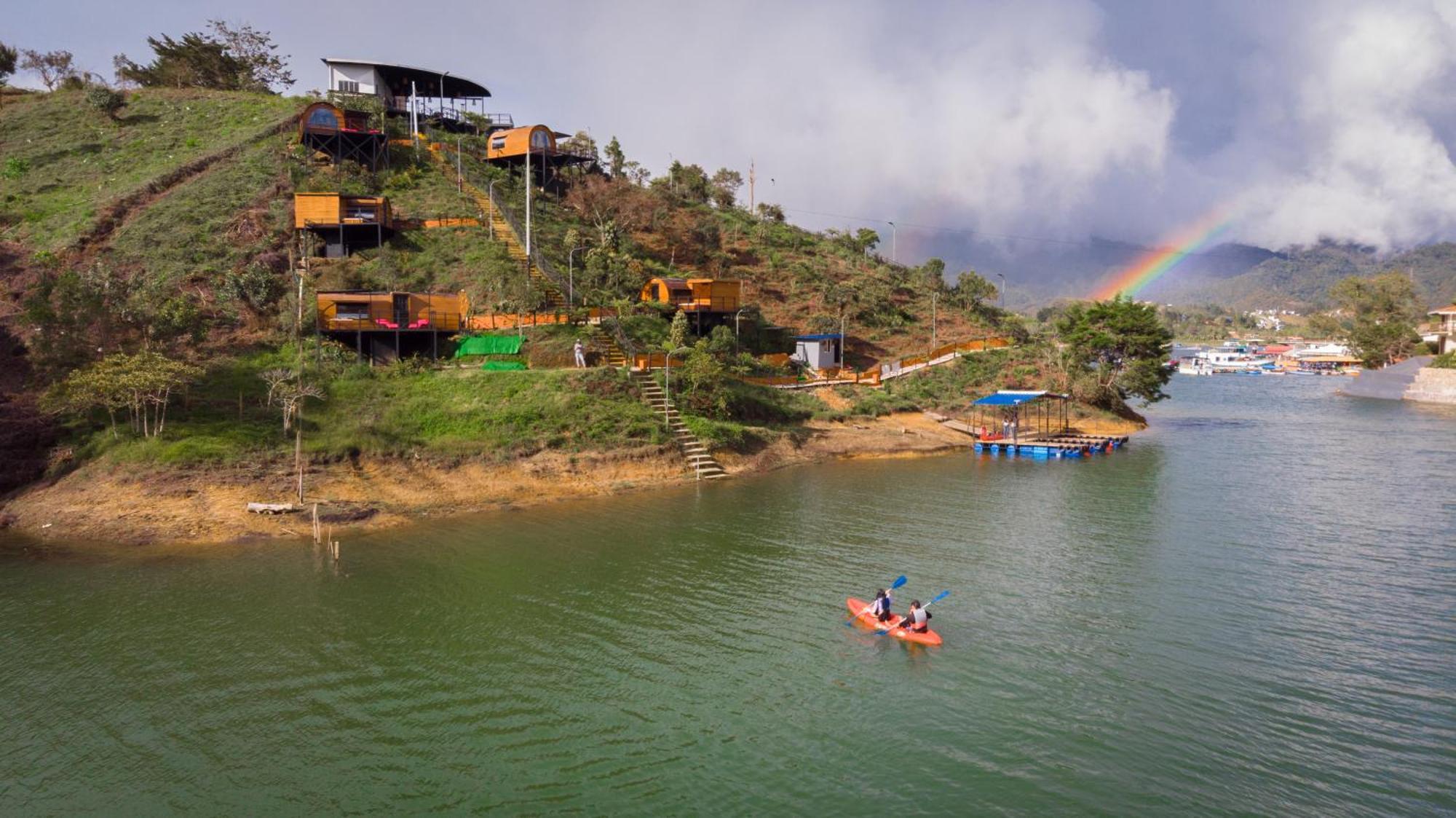 Hotel Glamping The Mountain Guatapé Esterno foto